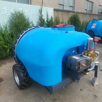 Pulvérisateur de fruits remorqué pour tracteur Tractor Supply, 1000 litres, pulvérisateur à pression, pompe à moteur, boîte de vitesses, pompe à diaphragme, faible entretien