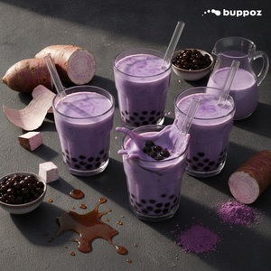 ชุดทำชาไข่มุกสำเร็จรูป รสเผือก สำหรับใช้ที่บ้าน (ขายส่ง) - Product Image 6