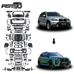 Kit carrosserie de haute qualité pour E70 2008-2013, mise à niveau vers X5M G05 F95 Facelift, pare-chocs, phares LED, feux arrière - Product Image 1