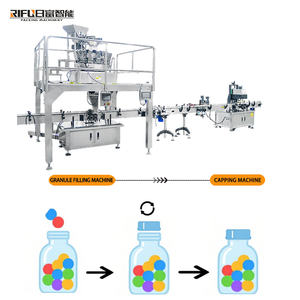 Lini Produksi Pengisian dan Penimbangan Multi-Kepala untuk Biji Adas, Kacang Kedelai, Kacang Polong Hijau, Biji Melon, Kacang Campuran, Jamur Shiitake Kering, Kerang, Biji Teratai - Product Image 2