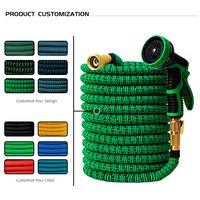 Tuyau d'arrosage extensible magique Tak Hot Sales pas cher de 25 pieds, pistolet à eau flexible, tuyau d'arrosage de jardin