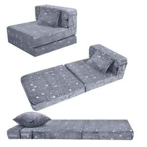 Canapé-lit pliant en mousse éducatif personnalisé en usine, tapis de jeu, matelas de sol pour bébé et tout-petit, qui brille dans le noir - Product Image 2