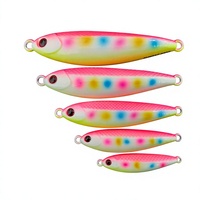 Leurre Jig en Métal Lourd 30g 50g 80g 100g 150g 200g Lumineux pour Pêche en Rive et à Lancer Lent, en Plomb, pour Eau Douce, Lac et Rivière