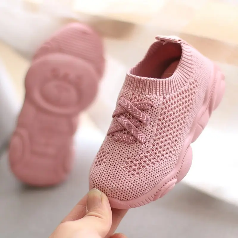 Anti-Slip Rubber Cute Bear Soft Sole Children Casual Shoes Sneaker Baby Boys Sports Shoes 2021