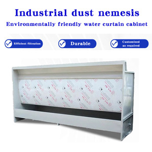 Cabine à <span class=keywords><strong>rideau</strong></span> d'eau pour la purification de l'air, équipement de traitement par pulvérisation de peinture, dépoussiérage, pulvérisation de peinture, cabine de ponçage à base d'eau - Product Image 1