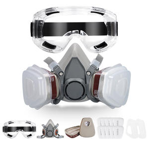 Hochwertige industrielle Atemschutz maske aus Polycarbonat Persönliche staub dichte Gasmaske - Product Image 4