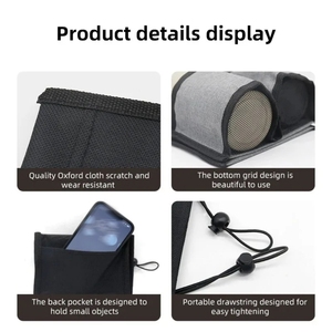 Wholesale Free Hand Hands Portable Travel <b>Trolley</b> Case Cup Holder Oxford Cloth Storage Bag Beverage Sleeve Fits All - Product Image 6
