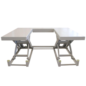 מעלית הידראולית תעשייתית כבדה עם תאי מלגזה לטיפול במטענים במחסן - Product Image 4