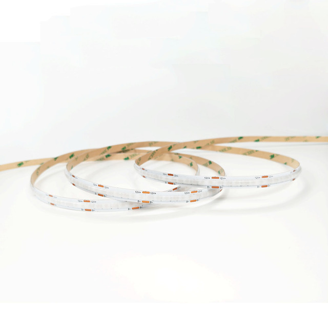 8mm 576leds/m COB RGB  LED Strip Light 12 Volt 24 Volt  Easy Installation IP20 RA>90 for Cabinet Project