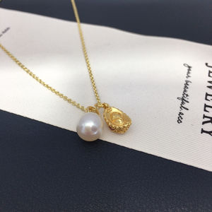 SHDIYAYUN Joyería de Perlas al Estilo Chino al por Mayor, Diseño de <span class=keywords><strong>Lingote</strong></span> de <span class=keywords><strong>Oro</strong></span>, <span class=keywords><strong>Colgante</strong></span> de Perla Natural de Agua Dulce - Product Image 5