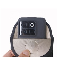 Pochette en néoprène anti-RFID bloquant les signaux, étui de protection verrouillable pour téléphone portable, sac anti-espion pour étudiants