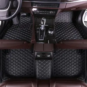 Factory supply custom leather RHD car mats luxury and new design 5d car floor mat carpet for Nissan/kia sportage/toyota 4runner/