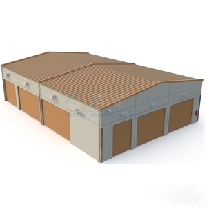 Conception industrielle Structure préfabriquée en acier de 1000 mètres carrés pour l'atelier d'usine alimentaire <span class=keywords><strong>Garage</strong></span> Maison-Salle d'atelier polyvalente - Product Image 4