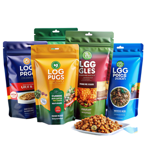 Pochette de sac en aluminium imprimée personnalisée de qualité supérieure avec fermeture à glissière sur le dessus Emballage en plastique PE de qualité alimentaire pour emballage de collation - Product Image 6