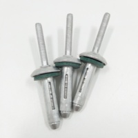 Rivet aveugle en aluminium à trois plis, étanche, avec rondelle en caoutchouc RV6605 BULBEX RIVETS