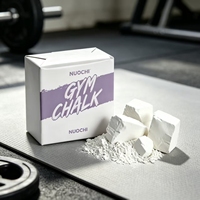 Blocs de magnésie blanche pour salle de bouldering et d'escalade, carbonate de magnésium, 56g, faible teneur en poussière, pour équipes sportives