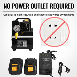 Hydraulic Electric <b>Pump</b> Mini Portable <b>Battery</b> Powered High Pressure Oil <b>Pump</b> Station With Lithium <b>Battery</b> - Product Image 1