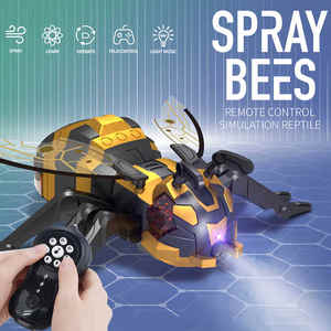 Jouet d'Abeille Mécanique 2.4G avec Musique Légère Télécommande Brume Pulvérisation Électrique Rc Animal Jouets En Plastique RC Abeille Jouet - Product Image 4