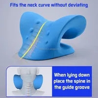 Dispositif de traction cervicale chiropratique nouvel oreiller relaxant pour le cou et les épaules civière douce pour le cou
