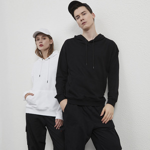 Venta al por mayor logotipo personalizado OEM y OEM imagen impresión Sudadera con capucha hombres y mujeres Casual suelta Color sólido - Product Image 1