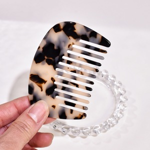 Peigne à cheveux en acétate pour femmes, petit peigne de poche, peigne de voyage portable, accessoire capillaire minimaliste - Product Image 2