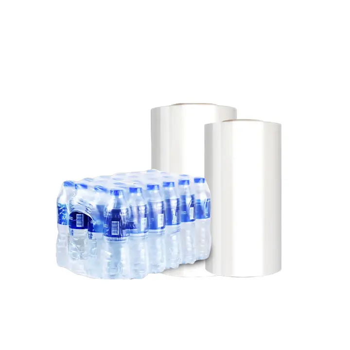 Heat Shrink Film Roll PE Plastic Transparent Printed Logo Bottle Cap Packing Wrapping Film
