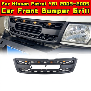 Pour Nissan Patrol Y61 2003-2005, calandre avant de voiture, calandre de course, kit carrosserie, accessoires de voiture - Product Image 1