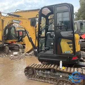 Excavatrice sur chenilles hydraulique Sany SY35u d'occasion, modèle 2022, moteur Yanmar, composants PLC, 3,5 tonnes, en bon état, vente Shanghai - Product Image 1