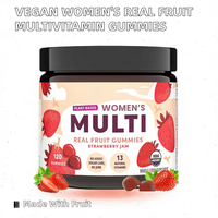 Sentian Hot Selling OEM Vegan Vrouwen Multivitamine Gummies met Echt Fruit, Immuunondersteuning, Aardbeiensmaak, 2 Gummies per Dag