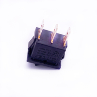 Approvisionnement d'usine Kcd3 15x21mm noir Mini 3 broches sur interrupteur à bascule T85