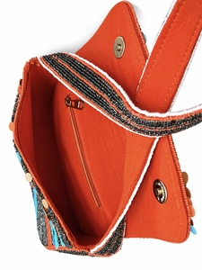 Bolso de Hombro de Lujo con Cuentas de Vidrio Hechas a Mano, Bolso de Mano de Lujo para Mujer, Bolso de Cuentas Personalizado, Venta al Por Mayor OEM ODM - Product Image 2
