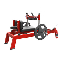 Banc de musculation professionnel en acier à charge libre pour les hanches, les cuisses et les fessiers, pour les jambes et le dos - Durable et réglable