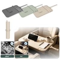 Tapis de table de voyage en silicone pour enfants, marque privée, essentiel pour les repas en voiture, support de téléphone, organisateur de voiture