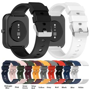 Bracelet de montre officiel en silicone de remplacement étanche de 20mm pour montre OnePlus <span class=keywords><strong>Nord</strong></span> - Product Image 2