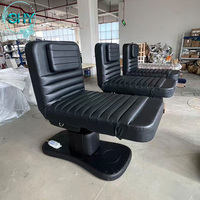 Table de massage électrique professionnelle 3 moteurs pour salon de beauté, lit de soin esthétique incurvé pour extensions de cils et soins du visage