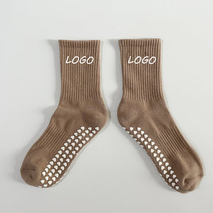 Phụ Nữ Của Mùa Thu Pliates Vớ Tùy Chỉnh Không-Trượt Pilates Vớ Thoáng Khí Đan Thiết Kế Cá Nhân - Product Image 2