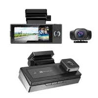 3 Camera 1080P Auto Dvr Wifi Gps Logger Adas Nachtzicht Dual Lens Dash Cam Met Achteruitkijkspiegel Lens 3 kanaal Auto Camcorder