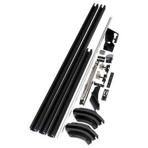 Sliding Door Track Hardware YG310 Cold-Rolled Aluminum Alloy Steel Lift Sliding Door Interior Concealed Door Roller Accessories - Product Image 4