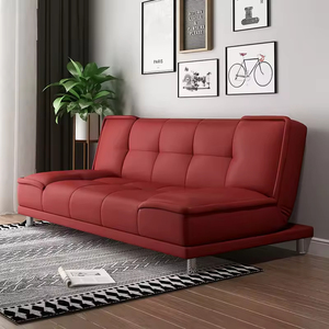 Simple and Modern Sofa <b>Bed</b> for Living Room Apartment and Bedroom Folding and Dual-purpose Leather Sofa <b>Bed</b> - Product Image 6