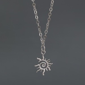 Collar de Cadena de Cuerda con Colgante de Corazón en Espiral Vintage, Joyería Boho con Pentagrama, Unisex, para Regalo - Product Image 2