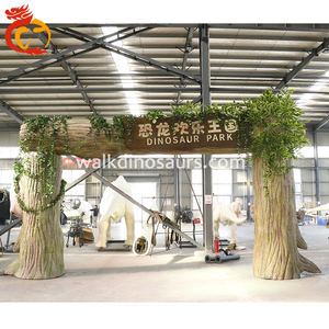 Personnaliser dinosaure parc d'attractions dinosaure bouche porte porte grande période jurassique dinosaure parc porte d'entrée à vendre - Product Image 5