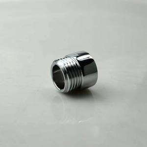 1/2 à 1/2 Capuchon <span class=keywords><strong>de</strong></span> conversion fileté pour robinet Finition chromée Anti-éclaboussures Configuration sans effort - Product Image 3