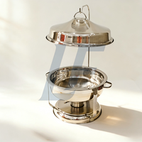 Chauffe-plat professionnel Lefeng 9L Or/Argent à contrôle automatique de la température (85-100°C) avec couvercle suspendu – Meilleures ventes