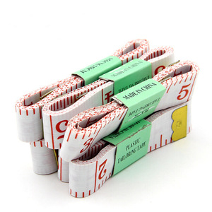 <span class=keywords><strong>Regla</strong></span> Plana Mini Suave de 150 cm con Base Blanca y Caracteres Rojos, con Tamaño Cun <span class=keywords><strong>para</strong></span> Medir Cuerpo, Ropa, Pecho, Caderas y Cintura - Product Image 1