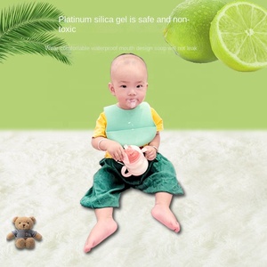 Baberos de Silicona de Grado Alimenticio, Impermeables, Personalizables con Marca OEM, Juego de Alimentación para Bebés y Niños, de Fujian, Venta al Por Mayor - Product Image 6