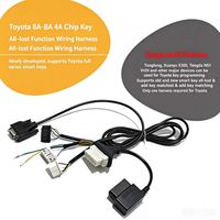 Arnés de cableado multifunción OLIVER para programación de llaves con chip 8A-BA/4A, compatible con Toyota, ideal para escenarios de pérdida total. Último modelo.