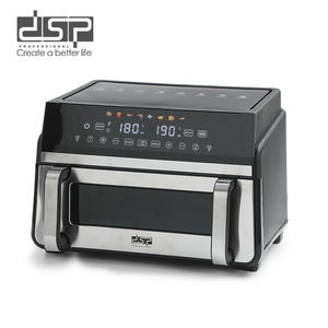 <span class=keywords><strong>Freidora</strong></span> de <span class=keywords><strong>Aire</strong></span> de Doble Cesta DSP de 5.5L+5.5L, 1100W + 1100W - Control de Zona Dual Independiente, 8 Menús Preestablecidos, Pantalla Táctil LED - Product Image 3