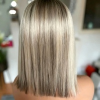 Perruque Lace Front 13x4 Balayage Ombré Blond Miel, Pré-épilée, Ligne de Cheveux Naturelle, Ondulée, Cheveux Humains, pour Femmes Européennes