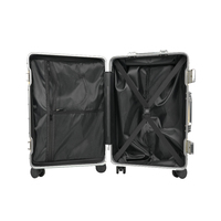 Valise trolley LOY L4 avec écran LED programmable Bluetooth haute résolution, ensemble de bagages de voyage intelligents avec affichage lumineux LED