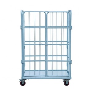 भारी शुल्क सामग्री Hanlding Foldable रोलिंग तार रसद ट्राली गाड़ी - Product Image 4